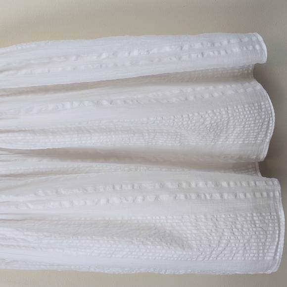 Aritzia Sunday Best Kay Puff-Sleeve Mini Dress Organic Cotton Size L - Picture 5 of 10